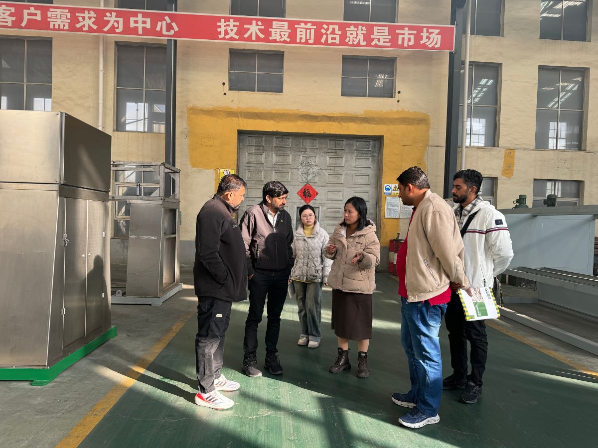 Flaking Rolls, Indian Client's Visit  Bellaex Factory